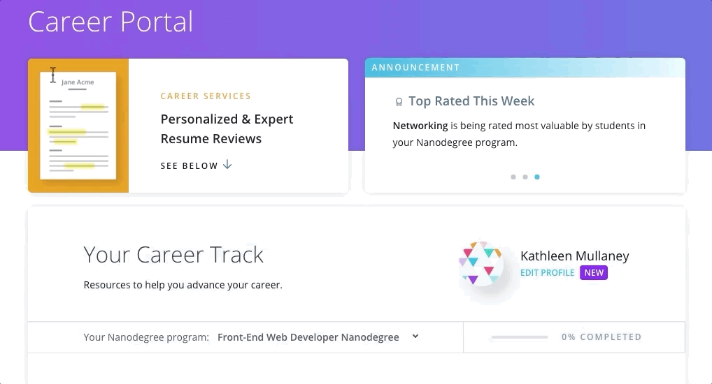 Career Portal Walkthrough